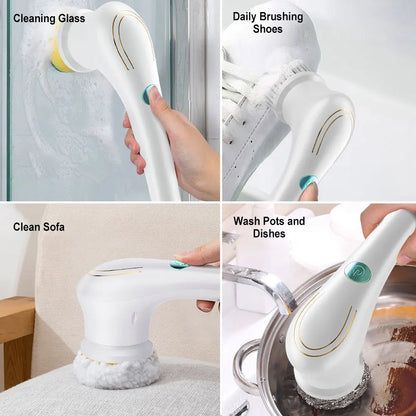 Multi-functional USB Rechargeable Scrubtastic Brush