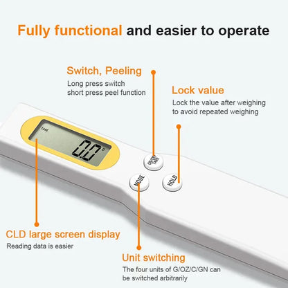 500g/0.1g Measuring Spoons With Digital Display